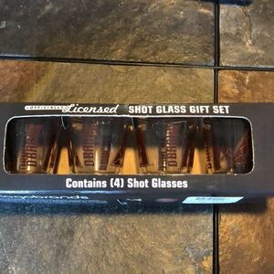 Arizona Diamondbacks 4 piece shot glass set